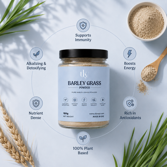 Pure Barley Grass Powder – Rich in Chlorophyll & Antioxidants