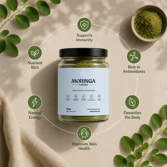 Premium Organic Moringa Powder – Nutrient-Rich Green Superfood