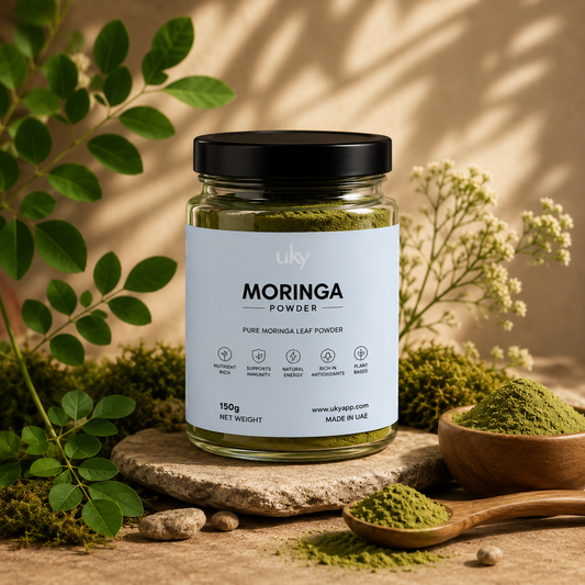 Premium Organic Moringa Powder – Nutrient-Rich Green Superfood