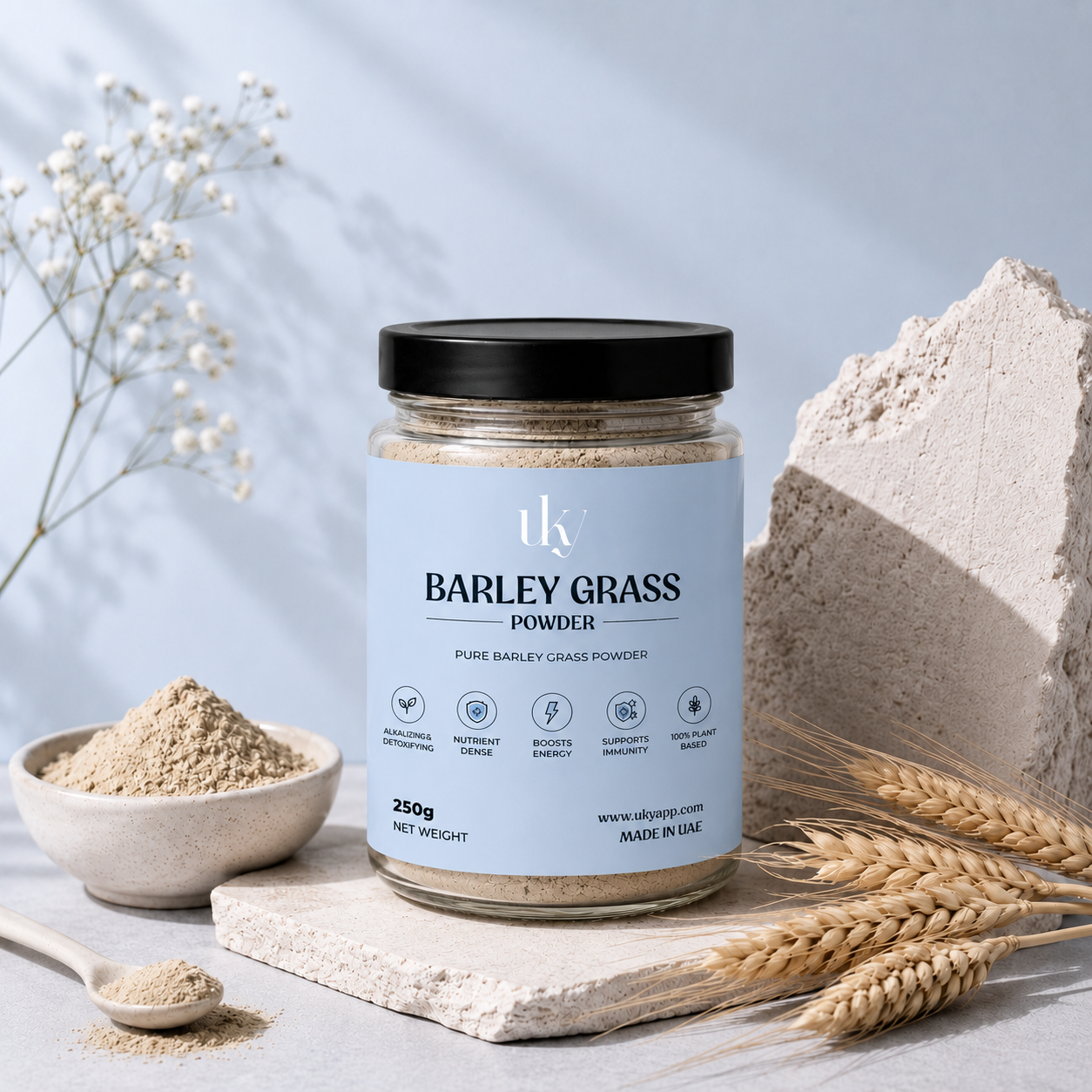 Pure Barley Grass Powder – Rich in Chlorophyll & Antioxidants