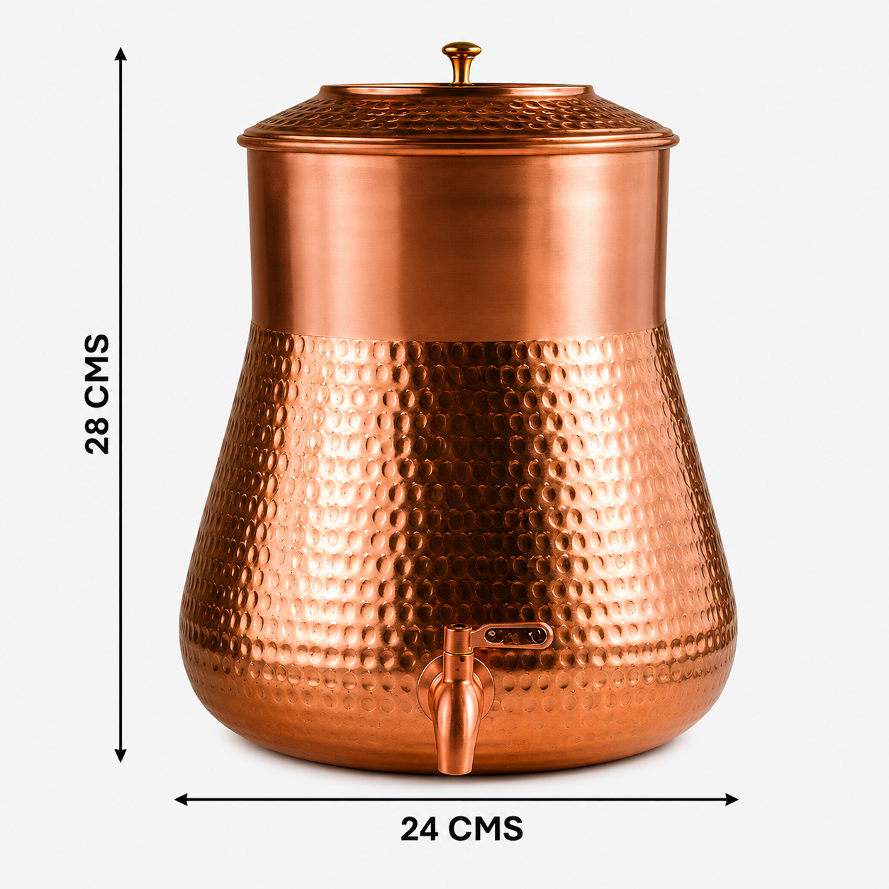 Pure & Handmade Copper Water Dispenser
