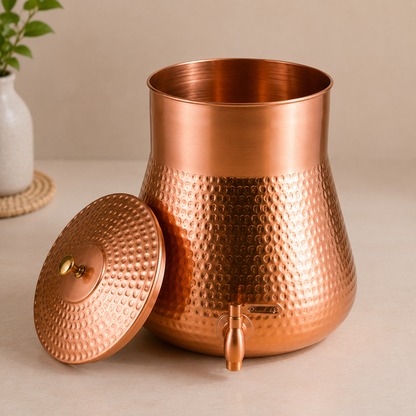 Pure & Handmade Copper Water Dispenser