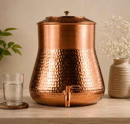 Pure & Handmade Copper Water Dispenser